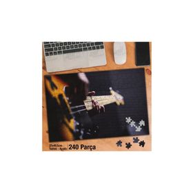 Asil Hobi Bass Gitar-Müzik-Beste-Nota-Şarkı Yapboz-Ayak Destekli Çerçeveli 240 Parça Puzzle