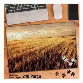 Asil Hobi Buğday-Tarla-Bitki-Doğa Yapboz-Ayak Destekli Çerçeveli 240 Parça Puzzle