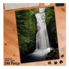 Asil Hobi Büyük Kayalık Kumtaşı-Kayalık Dağ Yapboz-Ayak Destekli Çerçeveli 240 Parça Puzzle