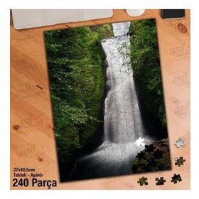 Asil Hobi Büyük Kayalık Kumtaşı-Kayalık Dağ Yapboz-Ayak Destekli Çerçeveli 240 Parça Puzzle