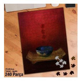 Asil Hobi Çin Alfabesi-Kase-Antika-Yapboz-Ayak Destekli 240 Parça Puzzle