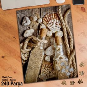 Asil Hobi Çin-Tapınak-Tayland-Kültür-Dini Yapboz-Ayak Destekli Çerçeveli 240 Parça Puzzle