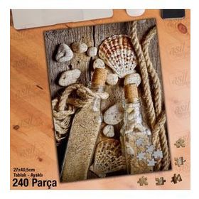 Asil Hobi Çin-Tapınak-Tayland-Kültür-Dini Yapboz-Ayak Destekli Çerçeveli 240 Parça Puzzle