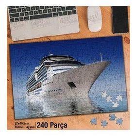 Asil Hobi Deniz-Gökyüzü-Gemi-Doğa-Okyanus Yapboz-Ayak Destekli Çerçeveli 240 Parça Puzzle