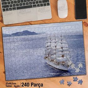 Asil Hobi Deniz-Yelken-Gökyüzü-Yat-Tatil-Manzara-Yapboz-Ayak Destekli 240 Parça Puzzle