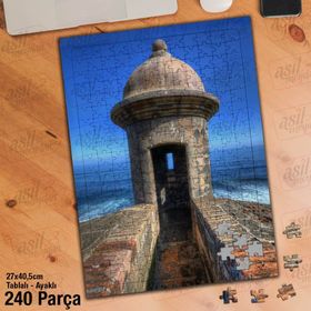 Asil Hobi Eski San Juan-Antik Kule-Yapboz-Ayak Destekli 240 Parça Puzzle