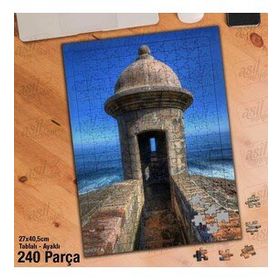 Asil Hobi Eski San Juan-Antik Kule-Yapboz-Ayak Destekli 240 Parça Puzzle