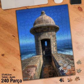 Asil Hobi Eski San Juan-Antik Kule-Yapboz-Ayak Destekli 240 Parça Puzzle