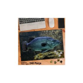 Asil Hobi Fish-Balık-Deniz-Okyanus-Canlı Yapboz-Ayak Destekli Çerçeveli 240 Parça Puzzle