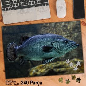 Asil Hobi Fish-Balık-Deniz-Okyanus-Canlı Yapboz-Ayak Destekli Çerçeveli 240 Parça Puzzle