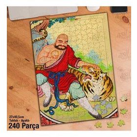 Asil Hobi Fuhu Lohan-Budist-Kaplan Yapboz-Ayak Destekli 240 Parça Puzzle