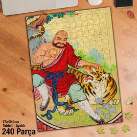 Asil Hobi Fuhu Lohan-Budist-Kaplan Yapboz-Ayak Destekli 240 Parça Puzzle