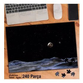 Asil Hobi Galaksi-Gezegen-Bilim Yapboz-Ayak Destekli Çerçeveli 240 Parça Puzzle