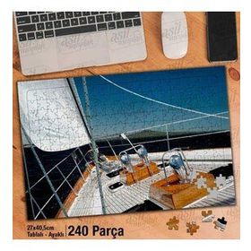 Asil Hobi Gemi Güvertesi-Deniz-Yelken-Yapboz-Ayak Destekli 240 Parça Puzzle