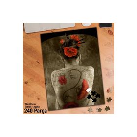 Asil Hobi Geyşa Kostümü-Uzakdoğu-Çin-Japonya Yapboz-Ayak Destekli Çerçeveli 240 Parça Puzzle