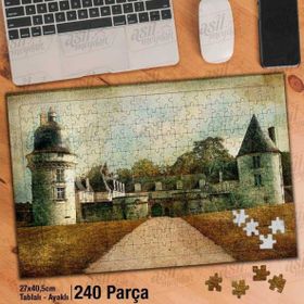 Asil Hobi Gue Pean Kalesi (Loire Vadisi)-Sanat Yapboz-Ayak Destekli Çerçeveli 240 Parça Puzzle