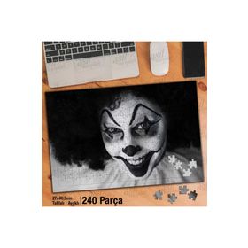 Asil Hobi Gülümseyen Paylanço-Makyaj-Kostüm Yapboz-Ayak Destekli Çerçeveli 240 Parça Puzzle
