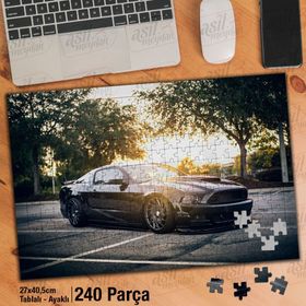 Asil Hobi Gün Işığı-Lüks Spor Araba-Otomobil Yapboz-Ayak Destekli Çerçeveli 240 Parça Puzzle