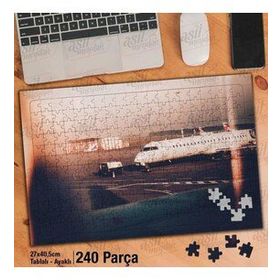 Asil Hobi Hava Alanı-Transfer-Yolcu-Hava Yolu Yapboz-Ayak Destekli Çerçeveli 240 Parça Puzzle