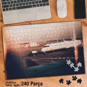 Asil Hobi Hava Alanı-Transfer-Yolcu-Hava Yolu Yapboz-Ayak Destekli Çerçeveli 240 Parça Puzzle