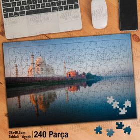 Asil Hobi Hindistan-Kutsal Jamuna Nehri-Mimari Yapboz-Ayak Destekli Çerçeveli 240 Parça Puzzle