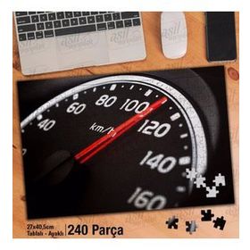 Asil Hobi Hız-Araba-Oto-Tutku-Heycan Yapboz-Ayak Destekli Çerçeveli 240 Parça Puzzle