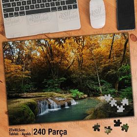 Asil Hobi Irmak-Orman-Tabiat-Doğa-Manzara-Yapboz-Ayak Destekli 240 Parça Puzzle