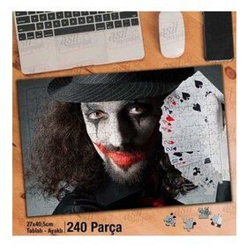 Asil Hobi Joker-İskambül Kartları-Gösteri-Yapboz-Ayak Destekli 240 Parça Puzzle