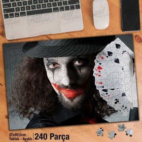 Asil Hobi Joker-İskambül Kartları-Gösteri-Yapboz-Ayak Destekli 240 Parça Puzzle
