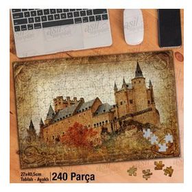 Asil Hobi Kale-Eski Resimler-Nostalji-Mimari Yapboz-Ayak Destekli Çerçeveli 240 Parça Puzzle