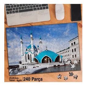 Asil Hobi Kazan Kremlin'de Qolsharif Camii Yapboz-Ayak Destekli Çerçeveli 240 Parça Puzzle