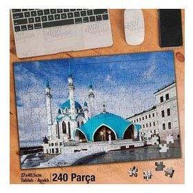 Asil Hobi Kazan Kremlin'de Qolsharif Camii Yapboz-Ayak Destekli Çerçeveli 240 Parça Puzzle