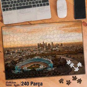 Asil Hobi Kent-Şehir-Gökyüzü-Manzara Yapboz-Ayak Destekli Çerçeveli 240 Parça Puzzle