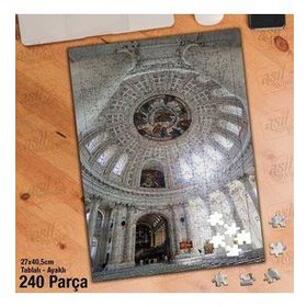 Asil Hobi Kilise-İnanç-Din Yapboz-Ayak Destekli Çerçeveli 240 Parça Puzzle