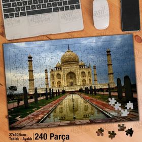 Asil Hobi Kilise-Manastır-Yansıma-İbadet-Mimari Yapboz-Ayak Destekli Çerçeveli 240 Parça Puzzle