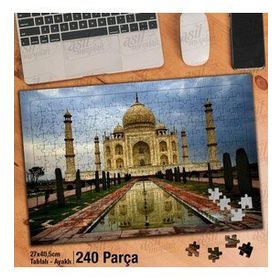 Asil Hobi Kilise-Manastır-Yansıma-İbadet-Mimari Yapboz-Ayak Destekli Çerçeveli 240 Parça Puzzle