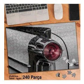 Asil Hobi Klasik Model Nostalji Araba-Antika Yapboz-Ayak Destekli Çerçeveli 240 Parça Puzzle