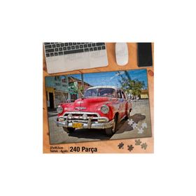 Asil Hobi Klasik Nostalji Araba Yapboz-Ayak Destekli 240 Parça Puzzle