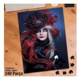 Asil Hobi Kostüm-Kadın-Balo-Giyim Yapboz-Ayak Destekli Çerçeveli 240 Parça Puzzle