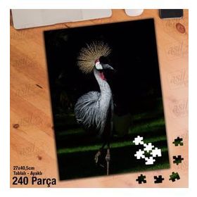 Asil Hobi Kuş-Bahar-Hayvan Yapboz-Ayak Destekli Çerçeveli 240 Parça Puzzle