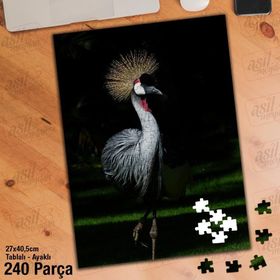 Asil Hobi Kuş-Bahar-Hayvan Yapboz-Ayak Destekli Çerçeveli 240 Parça Puzzle