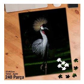 Asil Hobi Kuş-Bahar-Hayvan Yapboz-Ayak Destekli Çerçeveli 240 Parça Puzzle