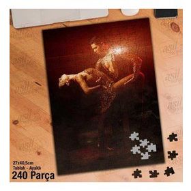 Asil Hobi Latin Dansı Yapan Çift-Yapboz-Ayak Destekli 240 Parça Puzzle