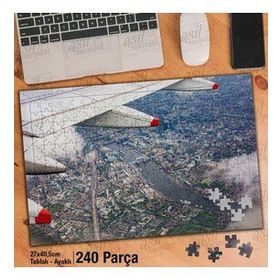 Asil Hobi Londra-Şehrin Kuş Bakışı Görünümü-Yapboz-Ayak Destekli 240 Parça Puzzle