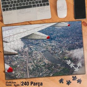 Asil Hobi Londra-Şehrin Kuş Bakışı Görünümü-Yapboz-Ayak Destekli 240 Parça Puzzle