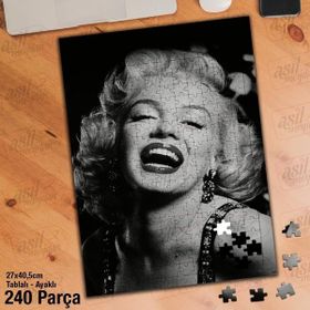 Asil Hobi Marilyn Monroe-Aktris Yapboz-Ayak Destekli Çerçeveli 240 Parça Puzzle