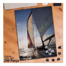 Asil Hobi Mavi Gökyüzü-Yelken-Deniz-Ayak Destekli 240 Parça Puzzle