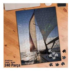 Asil Hobi Mavi Gökyüzü-Yelken-Deniz-Ayak Destekli 240 Parça Puzzle