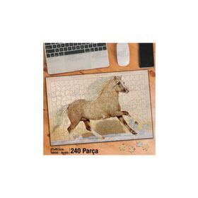 Asil Hobi Midilli-Vahşi Yaşam-Hayvan-Doğa Yapboz-Ayak Destekli Çerçeveli 240 Parça Puzzle