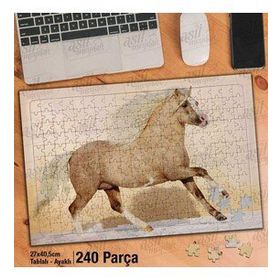 Asil Hobi Midilli-Vahşi Yaşam-Hayvan-Doğa Yapboz-Ayak Destekli Çerçeveli 240 Parça Puzzle